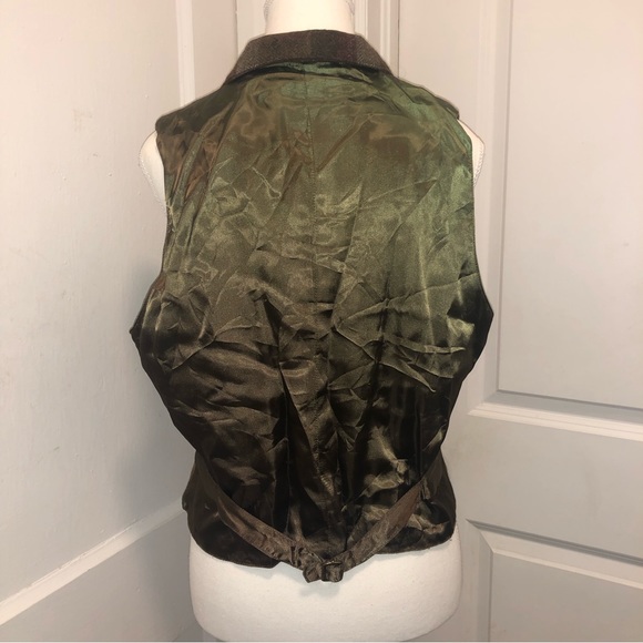 Bushwacker ladies wool mohair mix waist coat vest size large - Picture 4 of 5
